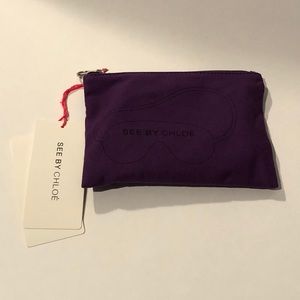 NWT SEE by Chloe Sleep Mask/Eyemask + pouch